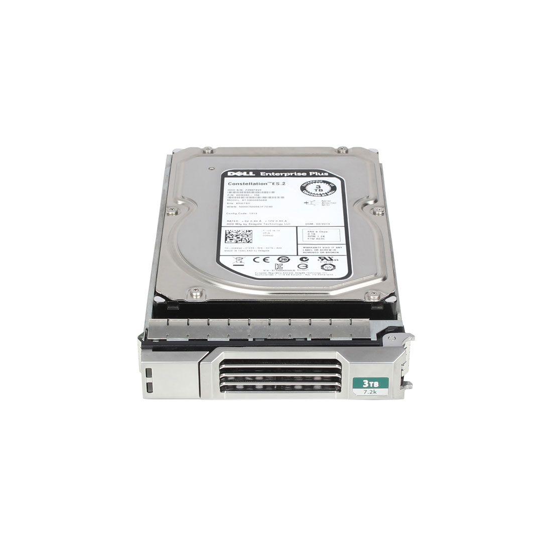 00KK92 Dell 3TB 7200RPM SAS 6Gb/s Nearline Hot Swap 64MB Cache 3.5-inch Hard Drive