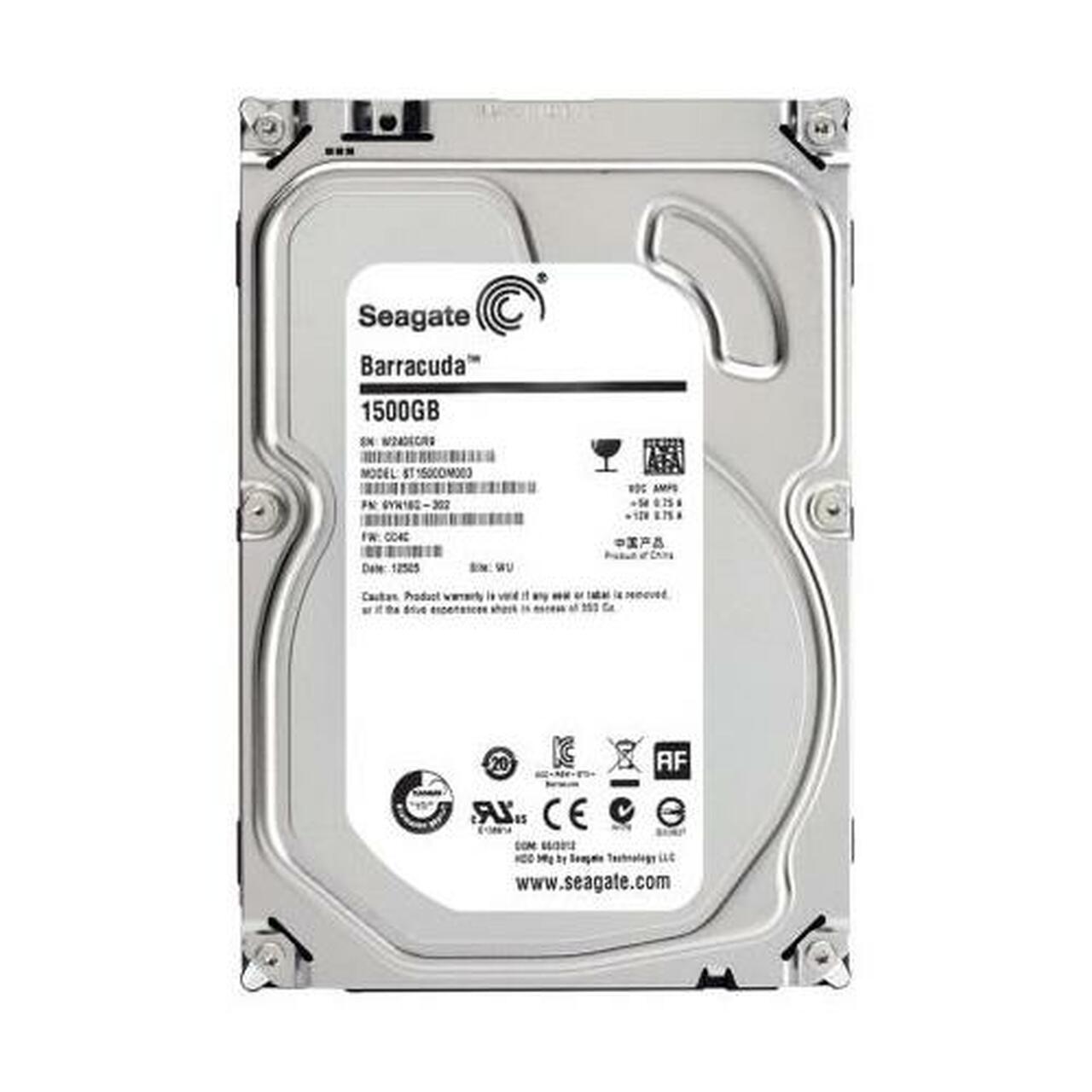 1CH162-302 Seagate Barracuda 1TB 7200RPM SATA 6GB/s 64MB Cache 3.5-inch Hard Drive