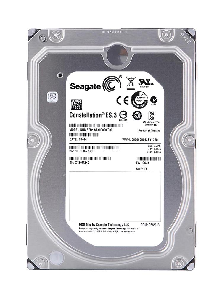 1CL160-570 Seagate Constellation ES.3 / Barracuda XT 4TB 7200RPM SATA 6GB/s 64MB Cache 3.5-inch Hard Drive