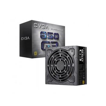 220-G3-0850-X1 - EVGA SuperNOVA 850 G3 850-Watts 80 Plus Gold Fully Modular Eco Mode with HBD Fan ATX Power Supply