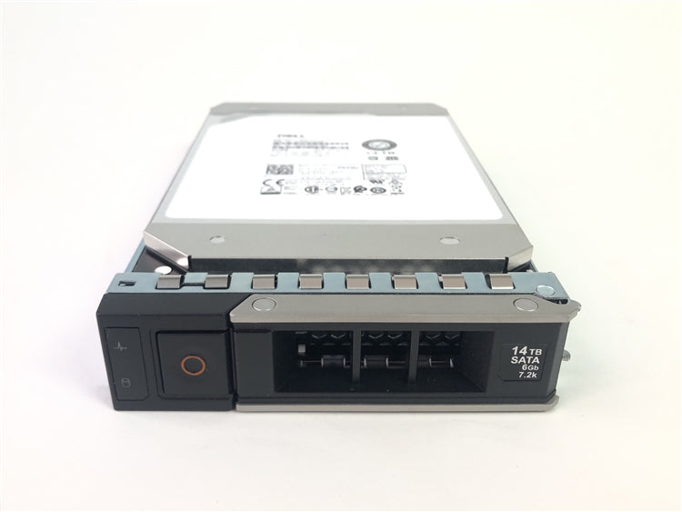 400-AXZI Dell 14TB 7200RPM SATA 6Gbps Hot Swap 256MB Cache 512e 3.5-inch Hard Drive with Tray