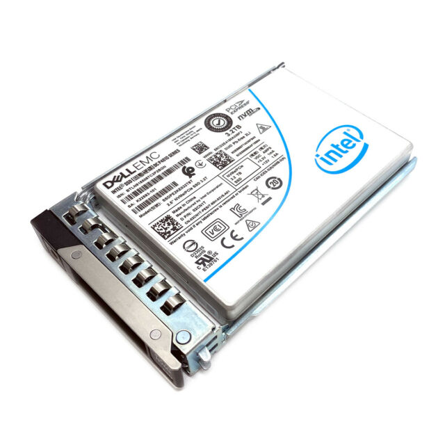 400-BEDQ Dell 3.2TB PCI Express NVMe Mixed Use U.2 2.5-inch Solid State Drive