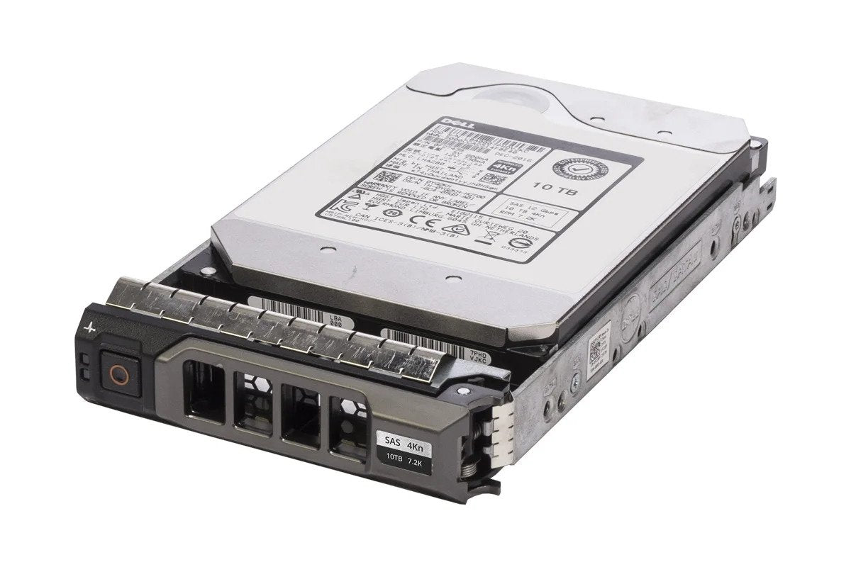 400-BKZC Dell 10TB 7200RPM SAS 12Gbps 512e Hot-Pluggable 3.5-inch Hard Drive
