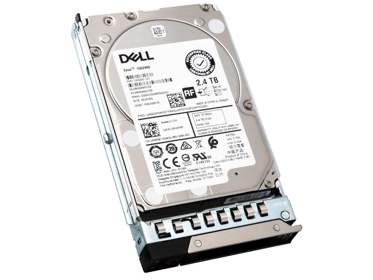 400-BMST Dell 2.4TB 10000RPM SAS 12Gbps 256MB Cache Hot-Pluggable 2.5-inch Hard Drive