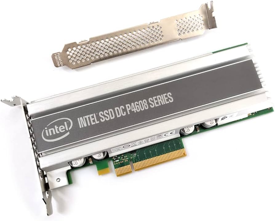 SSDPECKE064T701 Intel DC P4608 Series 6.4TB PCI Express NVMe 3.0 x8 HHHL Solid State Drive