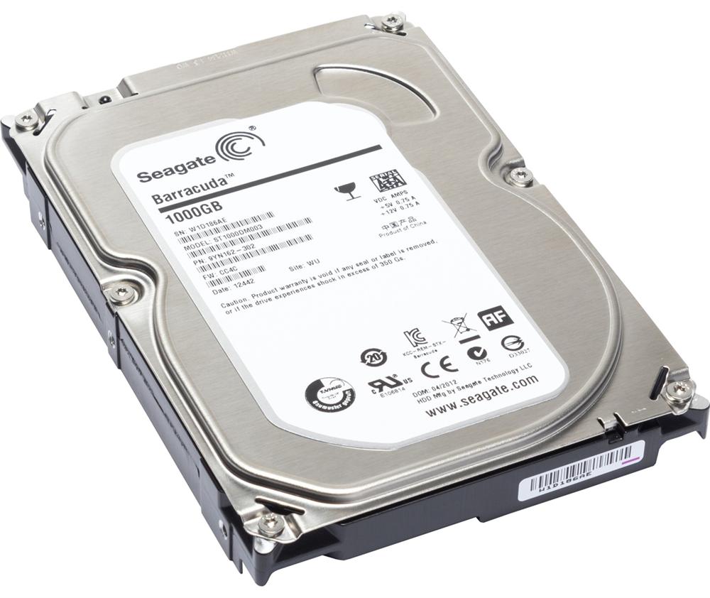 9YN162-302 Seagate Barracuda 1TB 7200RPM SATA 6GB/s 64MB Cache 3.5-inch Hard Drive
