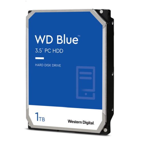 WD 3.5" 1TB SATA3 Blue Series Hard Drive 7200RPM 64MB Cache OEM