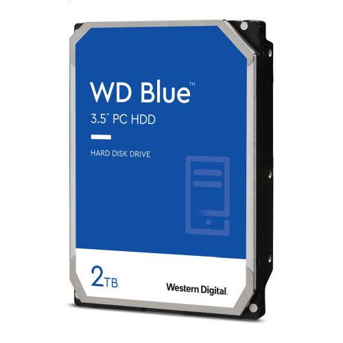 WD 3.5" 2TB SATA3 Blue Series Hard Drive 7200RPM 256MB Cache OEM