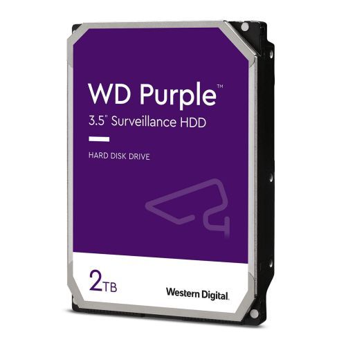 WD 3.5" 2TB SATA3 Purple Surveillance Hard Drive 64MB Cache OEM