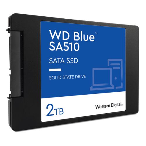 WD 2TB Blue SA510 G3 SSD 2.5" SATA3 R/W 560/520 MB/s 87K/83K IOPS 7mm