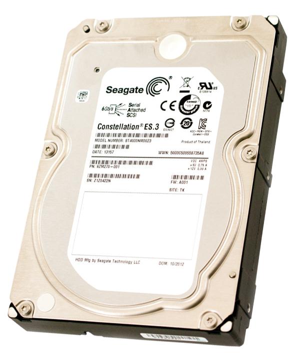 ST4000NM0023 Seagate Constellation ES.3 4TB 7200RPM SAS 6GB/s 128MB Cache (512n) 3.5-inch Hard Drive