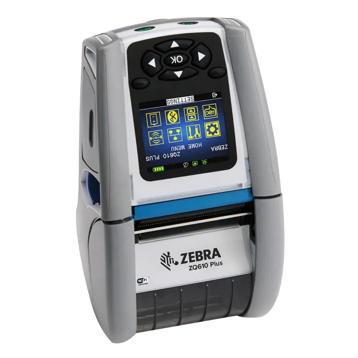 ZQ61-HUFA004-00 Zebra ZQ610 Plus-HC Monochrome Desktop Industrial Mobile Direct Thermal Label/Receipt Printer