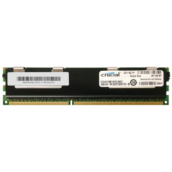 CT204872BB1067Q - Crucial Technology 16GB PC3-8500 ECC Registered DDR3-1066MHz CL7 240-Pin DIMM 1.35V Low Voltage Quad Rank Memory Module