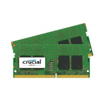 CT2K8G4TFS824A - Crucial 16GB Kit (2 X 8GB) PC4-19200 non-ECC Unbuffered DDR4-2400MHz CL17 260-Pin SODIMM Single Rank Memory
