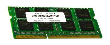 D0JKH-T PNY 8GB DDR3 SoDimm Non ECC PC3-12800 1600Mhz 2Rx8 Memory