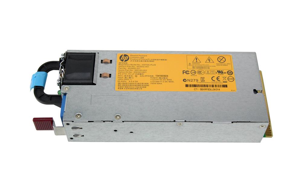 HSTNS-PL29-AD-HP HP 750-Watts Common Slot Platinum Hot-Pluggable Power Supply Kit