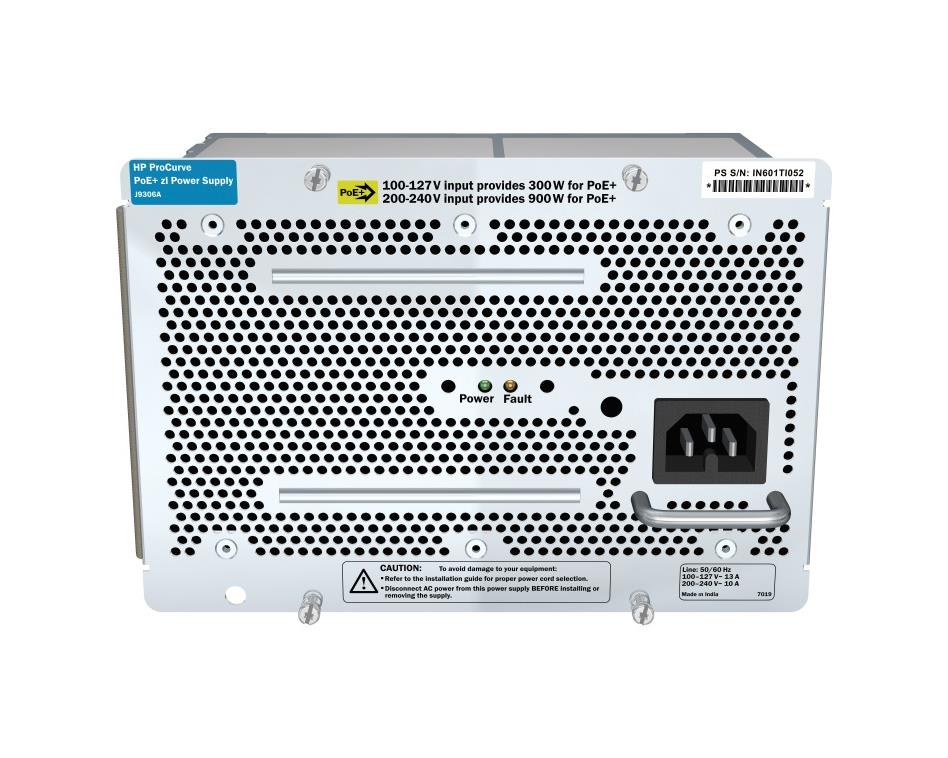 J9306AZ HPE 1500-Watts 110-220V AC Power Supply for ProCurve ZL Series Switch
