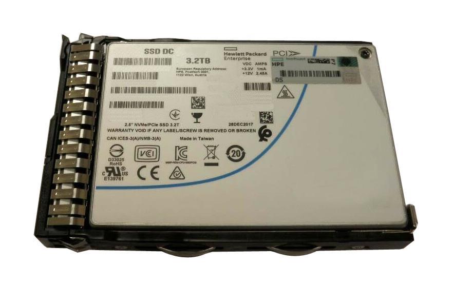 P10224-X21 HPE 3.2TB PCI Express x4 NVMe Mixed Use 2.5-Inch Solid State Drive with Smart Carrier