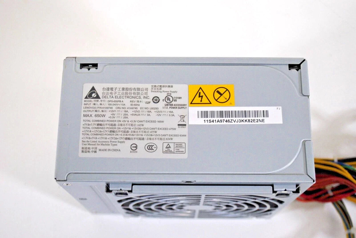 DPS-650PB-A Delta 650-Watts 100-240V 10A 50-60Hz Server Power Supply for Lenovo ThinkStation S10