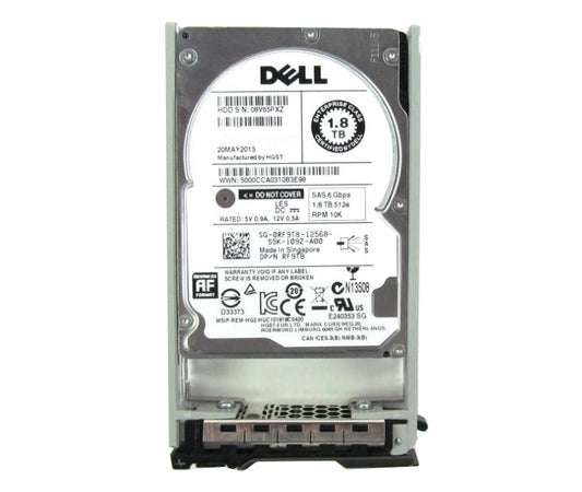 07V68J Dell 1.8TB 10000RPM SAS 12Gbps 2.5-Inch Hard Drive
