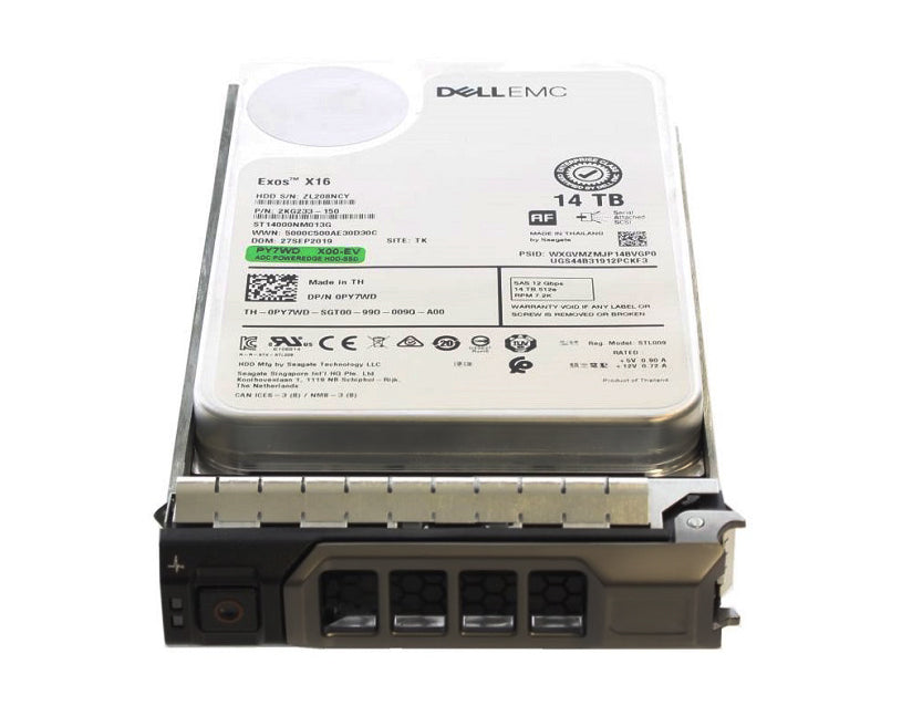 0D0C4H Dell 14TB SAS 12Gbps 4kn 3.5-Inch Hard Drive