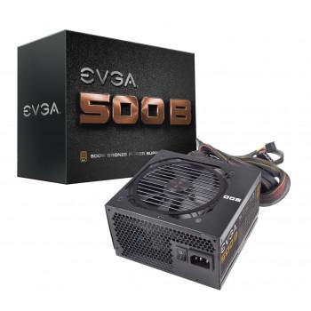 100-B1-0500-KR - EVGA 500-Watts 100-240VAC 80-PLUS Bronze Power Supply