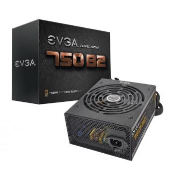 110-B2-0750-VR - EVGA SuperNOVA 750 B2 750-Watts 80 Plus Bronze Certified Semi-Modular Power Supply