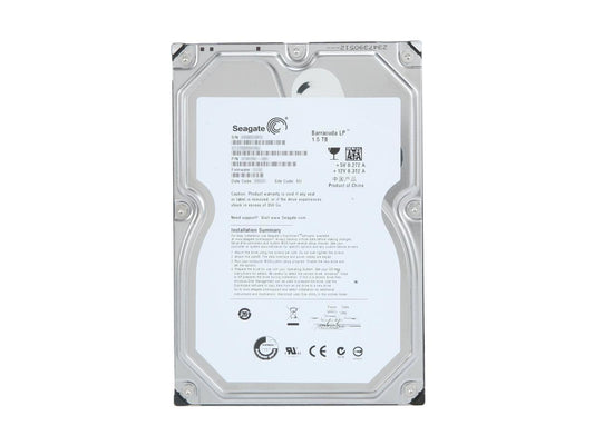 ST31500541ASII Seagate Barracuda Green 1.5TB 5900RPM SATA 3Gbps 32MB Cache 3.5-inch Internal Hard Drive