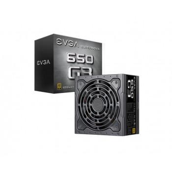220-G3-0650-Y1 - EVGA SuperNOVA 650 G3 650-Watts 80 Plus Gold Certified Fully Modular Eco Mode with HDB Fan ATX Power Supply