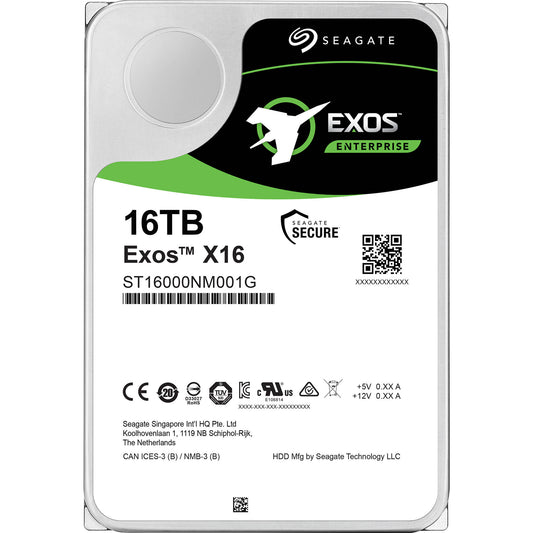 2KH133-136 Seagate 16TB 7200RPM SATA 6Gbps 3.5-inch Hard Drive