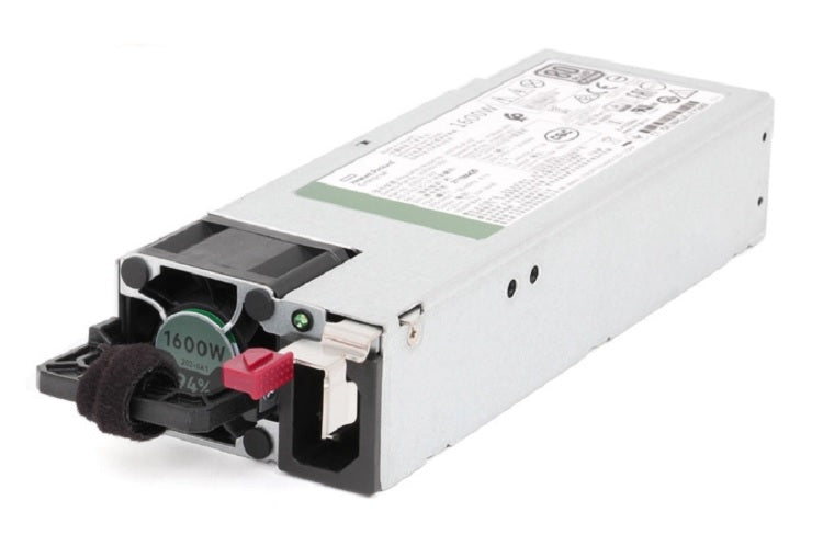 830262-002 HPE 1600-Watts Hot-Pluggable Redundant Low Halogen Power Supply for Dl380 Gen10