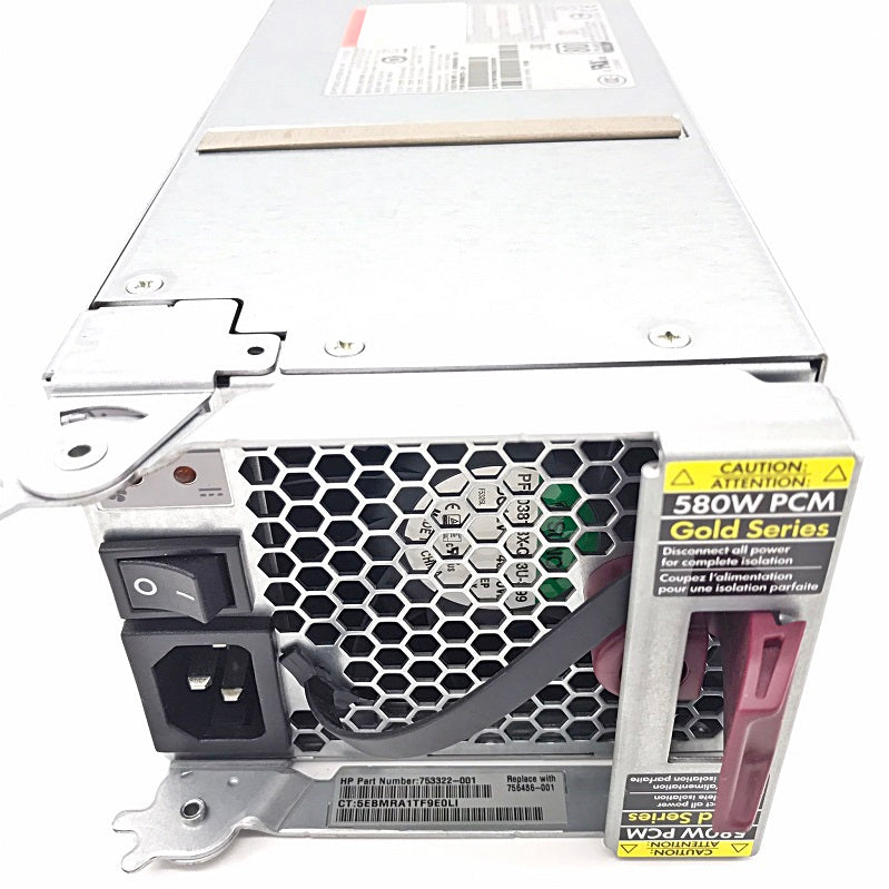 753322-001 HP 580-Watts 80 Plus Gold Power Supply