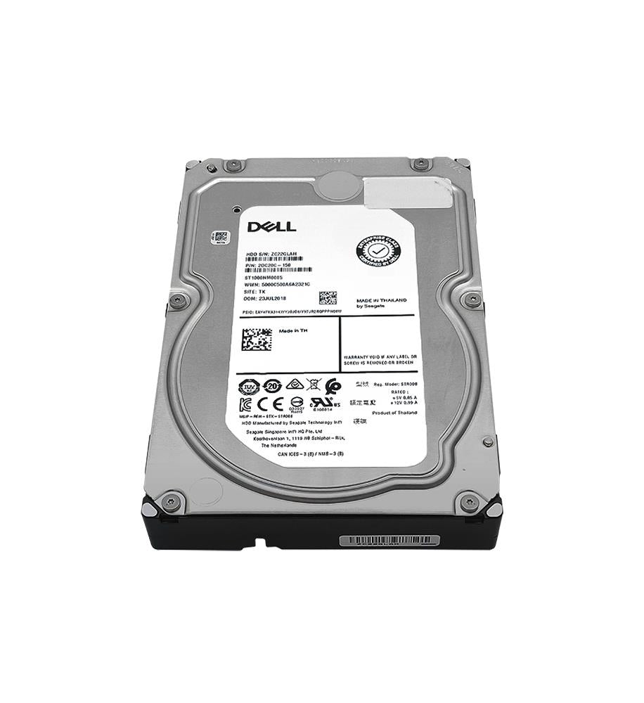 400-AOJM Dell 8TB 7200RPM SATA 6Gbps 512e 3.5-inch Hard Drive