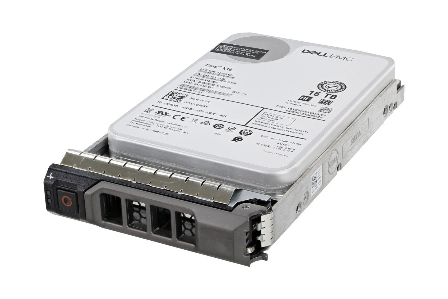 400-BJKU Dell 16TB 7200RPM SAS 12Gbps 512e Hot-Pluggable 3.5-inch Hard Drive