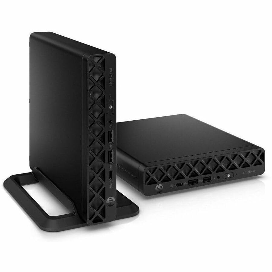 C3XG0UT#ABA EliteDesk 8 G1a Desktop Computer AMD Ryzen AI 5 PRO 340 32GB 512GB SSD Mini PC Jack Black