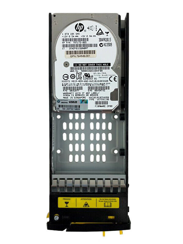 810760-001 HPE 1.8TB 10000RPM SAS 12Gbps 2.5-inch Hard Drive