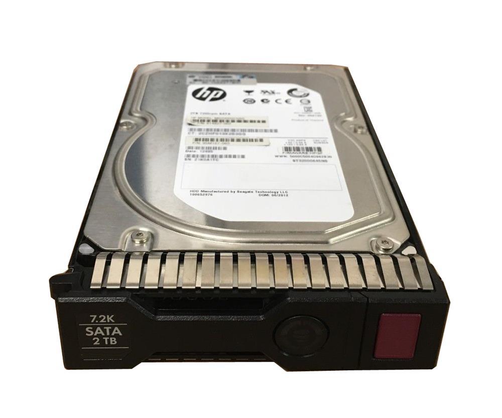 872489-K21 HPE 2TB 7200RPM SATA 6Gbps 3.5-inch Hard Drive with Smart Carrier
