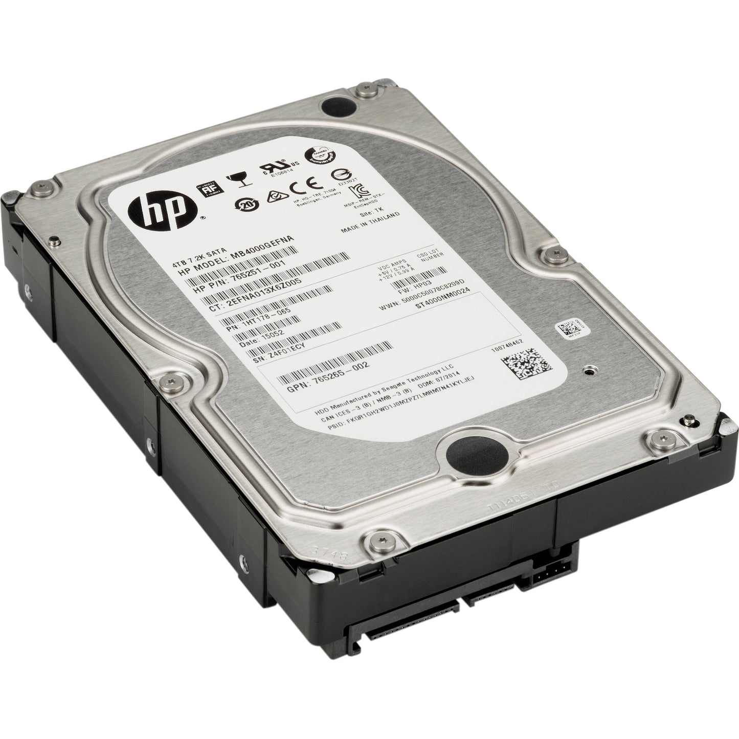 872491-X21 HPE 4TB 7200RPM SATA 6Gbps 3.5-inch Hard Drive