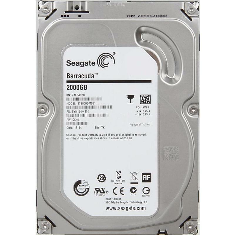 9YN164-570 Seagate Barracuda 2TB 7200RPM SATA 6GB/s 64MB Cache 3.5-inch Hard Drive
