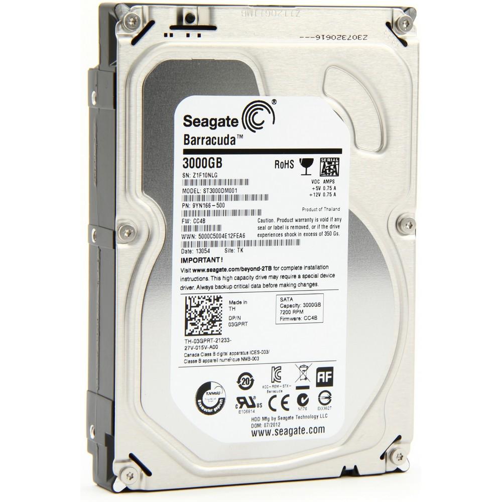 9YN166-500 Seagate Barracuda 3TB 7200RPM SATA 6GB/s 64MB Cache 3.5-inch Hard Drive