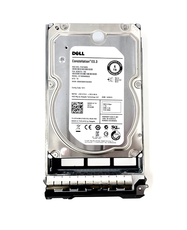 9YZ264-150 Seagate Constellation ES 1TB 7200RPM SAS 6GB/s 64MB Cache 3.5-inch Hard Drive