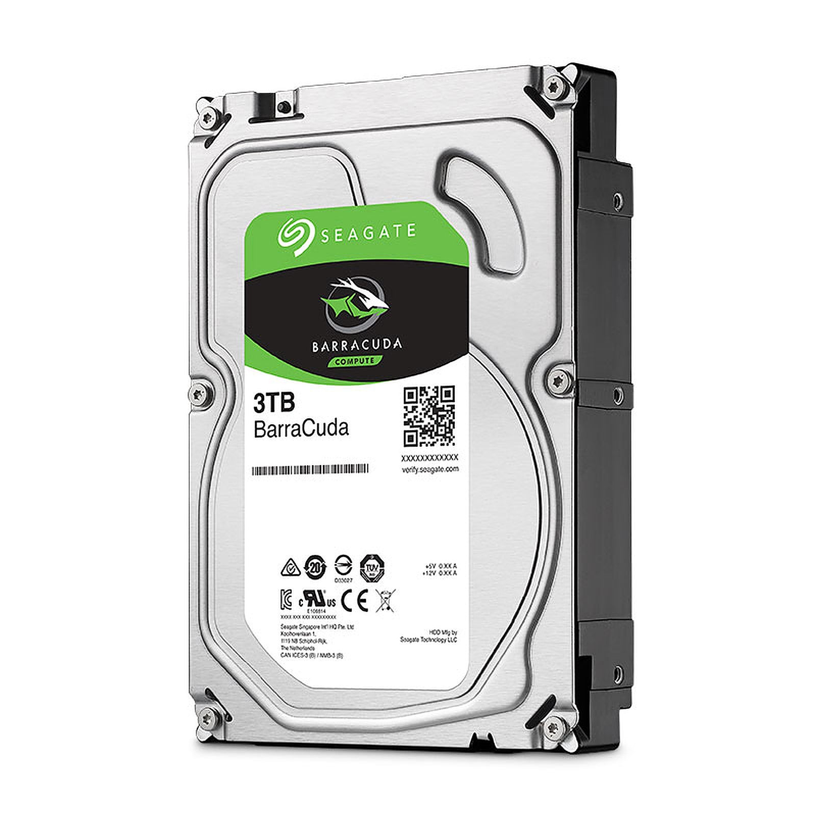 ST3000DL001 Seagate Barracuda 3TB 7200RPM SATA 6Gbps 64MB Cache 3.5-inch Internal Hard Drive