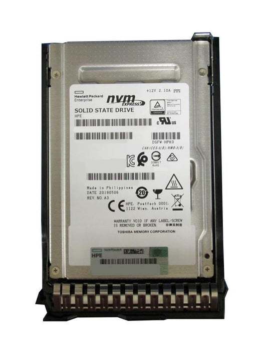 P40572-B21 HP 6.4TB PCI Express NVMe Mixed Use High Performance 2.5" Solid State Drive