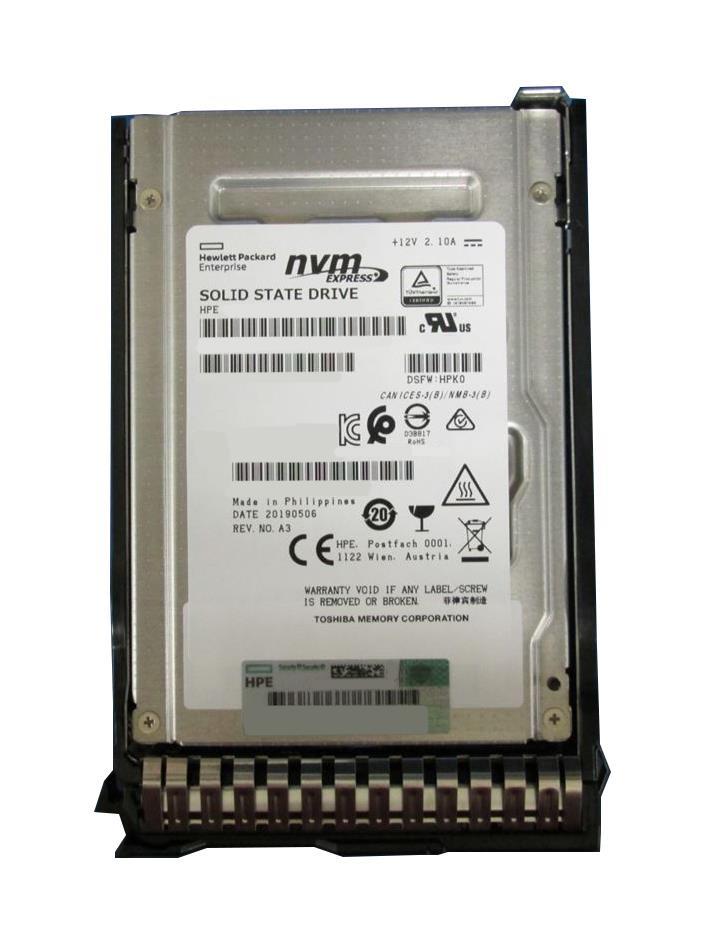 P50965-001 HP 3.2TB Triple-Level Cell PCI Express NVMe 4.0 x4 U.3 2.5" Mixed Use Solid State Drive