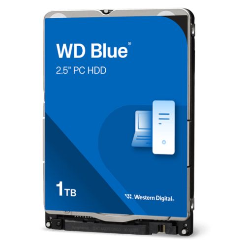 WD 2.5" 1TB SATA3 Blue Mobile Hard Drive 5400RPM 128MB Cache 7mm OEM