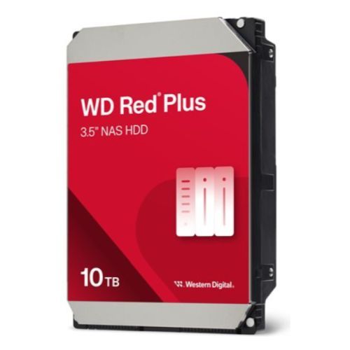 WD 3.5" 10TB SATA3 Red Plus NAS Hard Drive 7200RPM 512MB Cache OEM