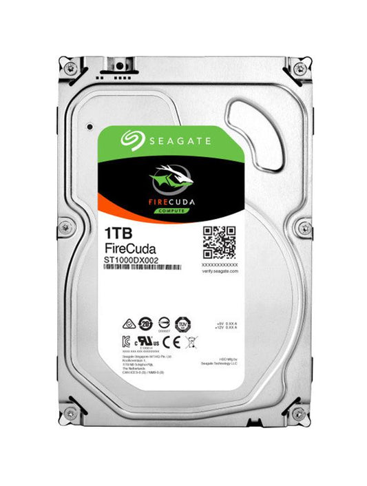 ST1000DX002 Seagate FireCuda 1TB 7200RPM SATA 6GB/s 64MB Cache 8GB MLC SSD (4K) 3.5-inch Hybrid Hard Drive
