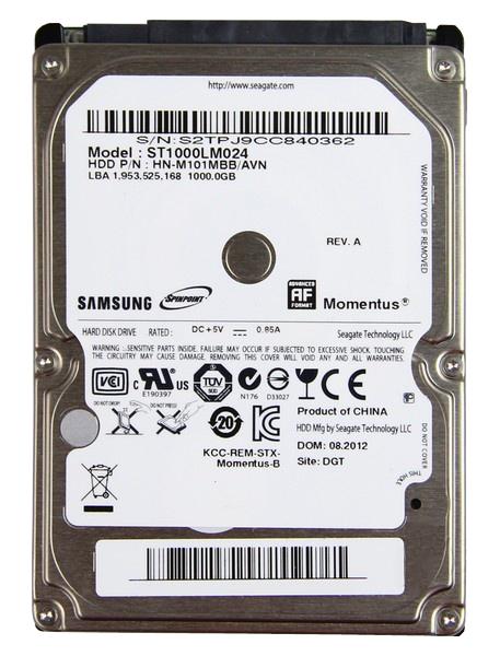 ST1000LM024 Seagate Momentus 1TB 5400RPM SATA 3GB/s 8MB Cache 2.5-inch Hard Drive