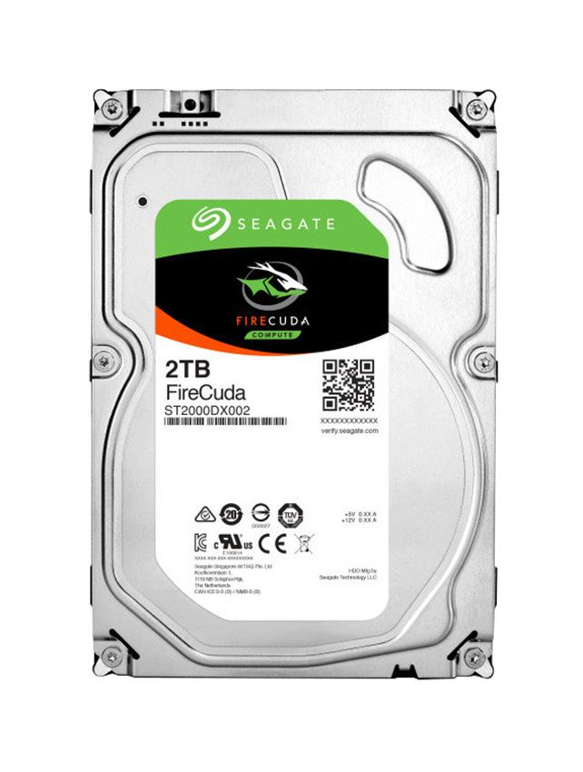 ST2000DX002 Seagate FireCuda 2TB 7200RPM SATA 6GB/s 64MB Cache 8GB MLC SSD (4K) 3.5-inch Hybrid Hard Drive
