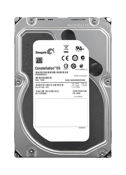 ST2000NM0011 Seagate Constellation ES 2TB 7200RPM SATA 6GB/s 64MB Cache 3.5-inch Hard Drive